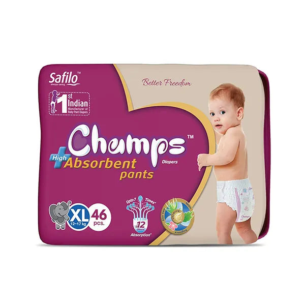 Leakage Protection Pants for Babies_12 to 17 Kg_XL_46 Pcs-1